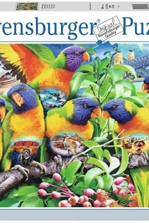 The Ravensburger Land of The Lorikeet 1000 Piece Jigsaw Puzzle for Adults - 16815 - Every Piece is Unique, Softclick Technology Means Pieces Fit Together Perfectly