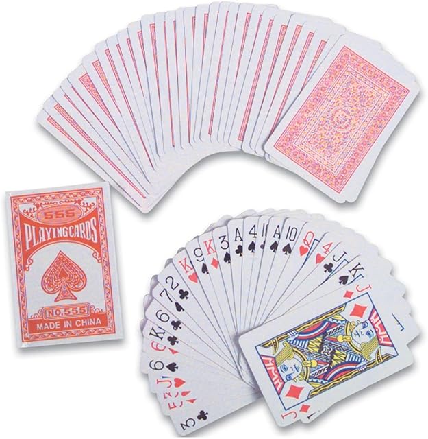 The Rhode Island Novelty 2.25 Inch x 3.5 Inch Playing Cards, 24 Packs
