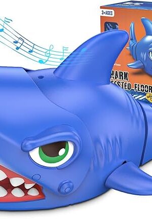 The Remote Control Shark Toy for Kids 3+ - Rechargeable RC Shark Robot with Realistic Biting Action, Interactive Gifts for Boys Ages 3-12, Stocking Stuffers, Birthday Gifts