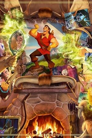 The Ravensburger Disney Villainous: Gaston 1000 Piece Jigsaw Puzzle for Adults - 16889 - Every Piece is Unique, Softclick Technology Means Pieces Fit Together Perfectly