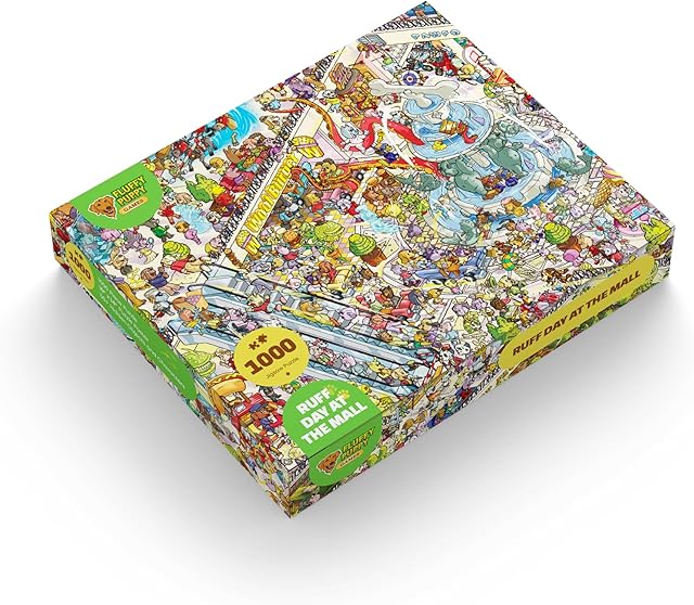 The Ruff Day at The Mall • 1000 Piece Jigsaw Puzzle • Challenging Fun for Adults and Kids