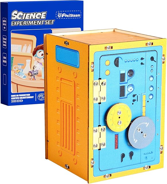 The STEM Toys for Boys Girls Age 6-7 8-13 Science Kits for Wood Mechanical Combination Box Birthday Gifts for 6 7 8 9 10 11 12 13 14+ Years Old Boys Teens Gift Ideas DIY wood Building Crafts Kit