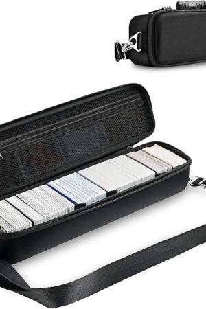 The ProCase Trading Card Storage Case with 5 Dividers, Carrying Case Store 1200 Cards Durable Playing Card Game Travel Box Top Loader for MTG, Cards Against Humanity and Board Game