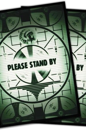 The Please Stand by Card Sleeves - 100 Pack for MTG, Magic The Gathering, TCG Decks & More, Standard Size Card Sleeves for Trading Card Protection - Ideal for MTG Commander & Fallout Decks