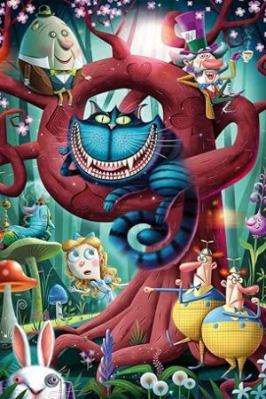 The Ravensburger - Most Everyone is Mad - 1000 Piece Jigsaw Puzzle - Stunning Rendition of Alice in Wonderland - Bold, Imaginative Scene - Ideal Gift - Frameable Art - Screen-Free Fun - Puzzles for Adults