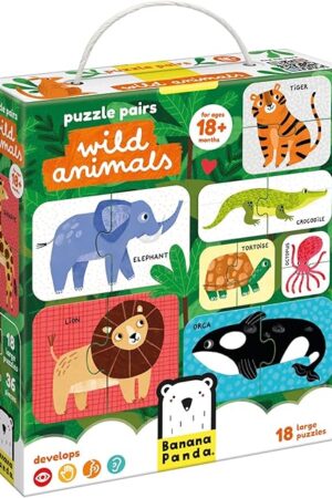 The Puzzle Pairs Wild Animals 18m+ Toddler Puzzle