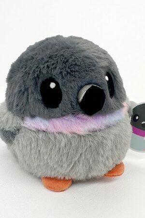 The Pigeon Bird Plush with Weighted Fidget Beads. Stress Ball Rock Dove