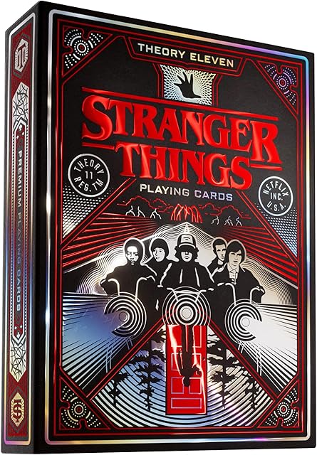 The theory11 Stranger Things Premium Playing Cards, Poker Size Standard Index