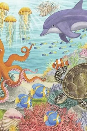 The Ravensburger Ocean Friends 35 Piece Jigsaw Puzzle for Kids – Every Piece is Unique, Pieces Fit Together Perfectly