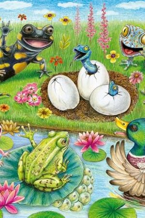 The Ravensburger Hello Hatchlings - 60 Piece Jigsaw Puzzle for Kids | Adorable and Engaging Fun | Promotes Learning Through Play | Durable and Eco-Friendly