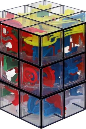 The Rubik’s Perplexus Fusion 3x3 Gravity 3D Maze Game Brain Teaser Puzzle Ball | Anxiety Relief Items Cool Stuff | Sensory Toys for Adults & Kids Ages 8+