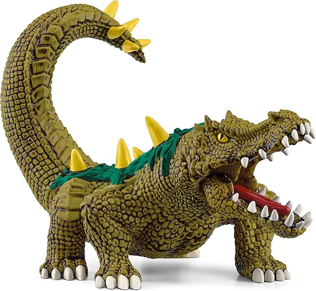 The Schleich Eldrador - Jungle Aligator Toy - Swamp Monster Action Figure - Fantasy Animal Figurines for Boys and Girls - Kids Ages 5+