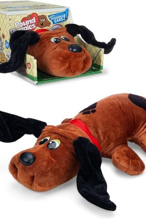 The POUND PUPPIES Reddish Brown with Black Spots Plush Toy