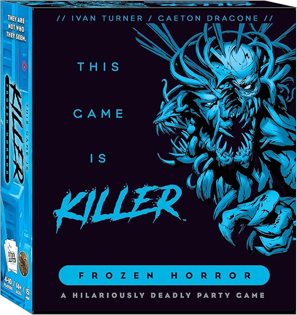 The Smirk & Dagger, This Game is Killer Frozen Horror - for Ages 14 and Up, 4 to 10 Players
