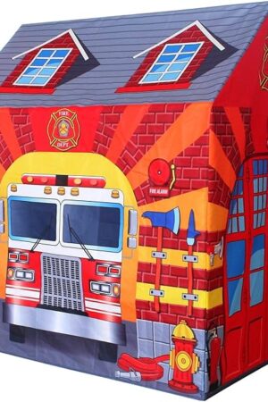 The POCO DIVO Fire Station Play Tent Kids Pretend Playhouse