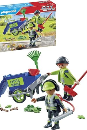 The PLAYMOBIL City Action 71434 Cleaning Team