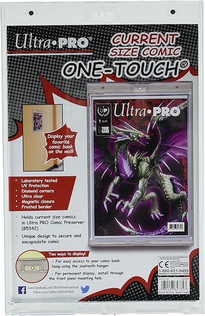 The Ultra Pro Current Size Comic UV One Touch Magnetic Holder