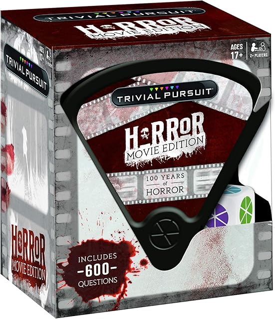 The USAopoly Trivial Pursuit: Horror Movie Edition | Questions from Classic Horror Films | Board Game for Fans of Horror Movies