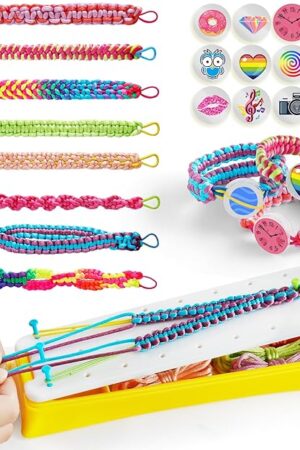 The PREPOP Friendship Bracelet String Making Kits - Popular Toys for 7 8 9 10 11 12+ Year Old Girls, DIY Arts and Crafts Bracelets Maker Activities Supplies, Best Birthday Gifts Ideas Age 6-12 yr Girl