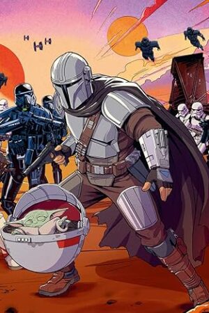 The Ravensburger Mandalorian: Face Off 200 Piece Jigsaw Puzzle for Kids | Unique and Interlocking Pieces | Educational and Fun | FSC Certified Materials