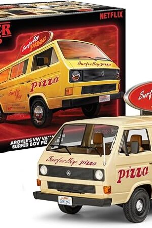 The Revell 14559 Stranger Things VW T3 Surfer Boy Pizza Van 1:25 Scale 90-Piece Skill Level 3 Model Building Kit