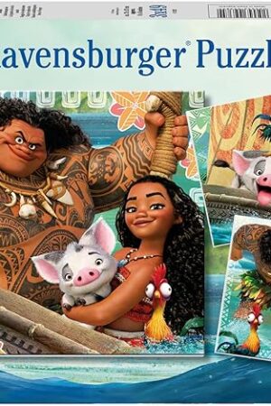 The Ravensburger Disney Moana Voyage Jigsaw Puzzle for Kids | 49 Unique Pieces | Precision-Crafted Educational and Fun | Ideal for Age 3+