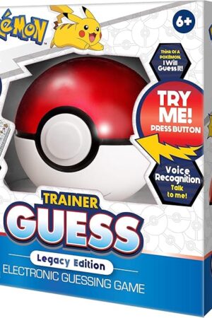 The Pokémon: Trainer Guess - Legacy - Electronic Guessing Game, Collect 148 Iconic, Field Guide, Talk to Your Light & Sound Poke Ball, Kids 6+