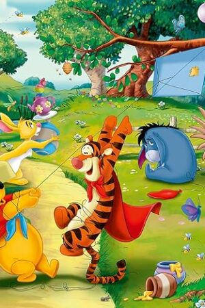 The Ravensburger Disney Pooh to The Rescue 100 XXL Piece Jigsaw Puzzle for Kids | Promotes Problem-Solving Skills Durable | Ideal for Ages 6-8