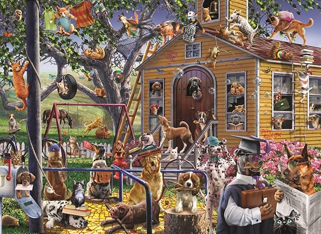 The Anatolian Puzzle - Naughty Dogs, 1000 Piece Jigsaw Puzzle, #1133