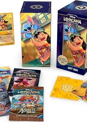 The Ravensburger Disney Lorcana TCG: Archazia's Island Gift Set Featuring Lilo - Escape Artist | Original Disney Artwork | Ages 8+
