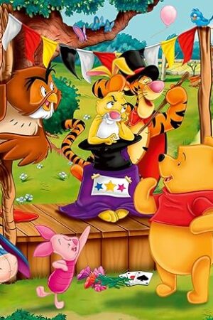 The Ravensburger Disney Winnie The Pooh Magic Show - 60 Piece Jigsaw Puzzle for Kids | Unique, Perfectly Fitting Pieces | Durable, Colorful, Glare-Free | Ideal for Ages 4-8 | FSC-Certified Materials