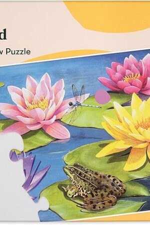 The Relish Dementia Puzzles for Adults, 13 Piece Lily Pond Jigsaw Puzzle, Alzheimerís Products and Activities