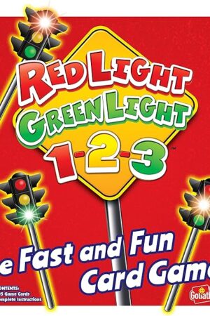 The Red Light, Green Light, 1-2-3 - Card Game for Ages 5 and Up