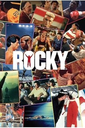 The Rocky Movie Collage 1000-Piece Jigsaw Puzzle | Fun Brain Teaser, Toys & Games | 28 x 20 Inches