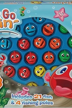 The Pressman 58 Let's Go Fishin' Combo Game, Includes Go Fish Card Game