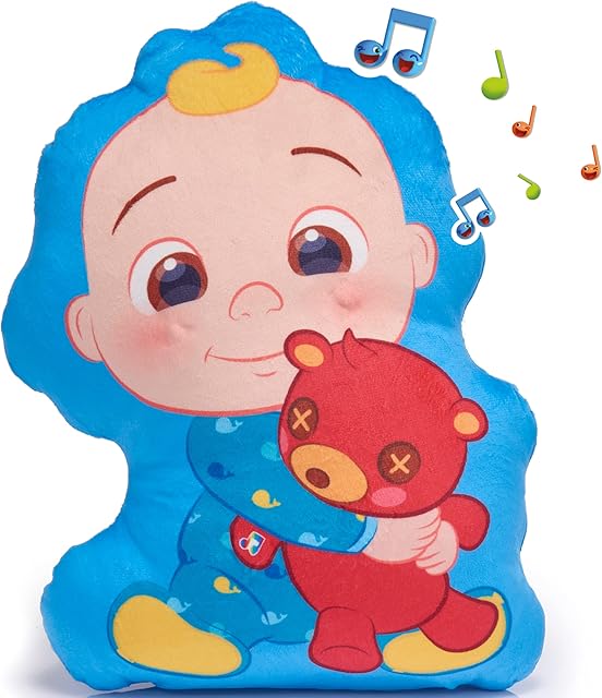 The Wow! PODS Stuff CoComelon Toys JJ Musical Sleep Soother Pre-School Learning Toy That Plays 6 Bedtime Songs Plus Night Light for Toddlers, Girls and Boys Ages 2, 3, 4 and 5 Blue