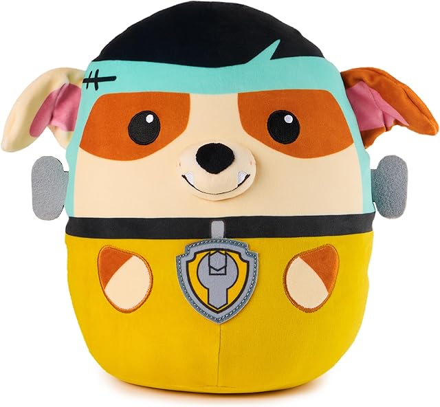 The PAW Patrol Franken Rubble Squish Plush, Official Toy from The Hit Cartoon, Special Edition Squishy Stuffed Animal for Ages 1 and Up, 12?