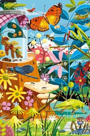 The Ravensburger Backyard Bug World - 60 Piece Jigsaw Puzzle for Kids | Explore Nature’s Wonders | Promotes Problem Solving Skills | Sustainable and Durable