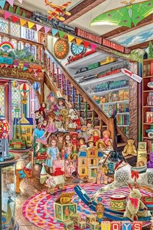 The Ravensburger - The Fantasy Toy Shop - 1000 Piece Jigsaw Puzzle - Stunning Imagery - Beautiful Rendition of The Ultimate Toy Shoppe - Puzzles for Adults