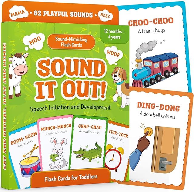 The Speech Therapy Toys & Materials for Toddlers 1-3 & 3-4