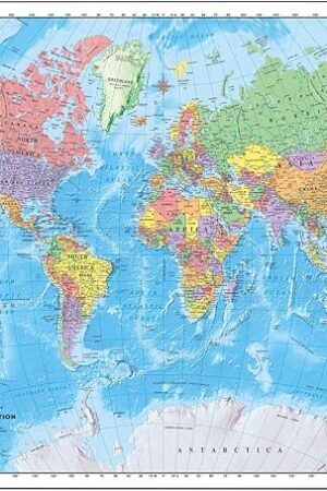 The Ravensburger Political World Map 1000 Piece Jigsaw Puzzle for Adults - 12000664 - Handcrafted Tooling, Made in Germany, Every Piece Fits Together Perfectly