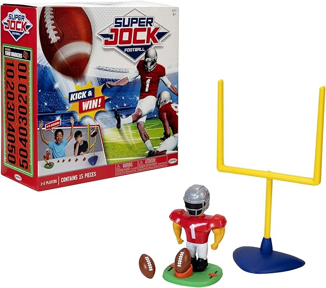 The Super Jock Football - Kick It & Win It! - Football Game - Ages 4+