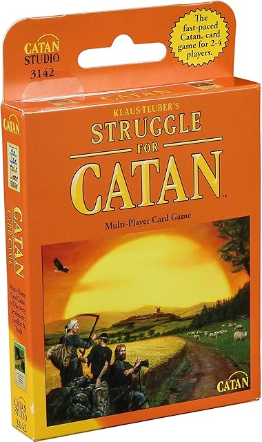 The CATAN The Struggle Card Game | Card Game for Adults and Family | Strategy Card Game | Adventure Card Game | Ages 10+ | for 2 to 4 Players | Average Playtime 25 Minutes | Made Studio