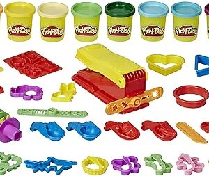 The Play-Doh Ultimate Fun Factory, Great First Play-Doh Set Multipack Set for Kids, 47 Tools, 12 Non-Toxic Colors, Back to School Gifts & Classroom Supplies, Ages 3+ (Amazon Exclusive)