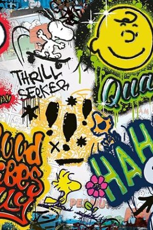 The Ravensburger Peanuts Graffiti 500 Piece Jigsaw Puzzle - 12000389 - Handcrafted Tooling, Made in Germany, Every Piece Fits Together Perfectly