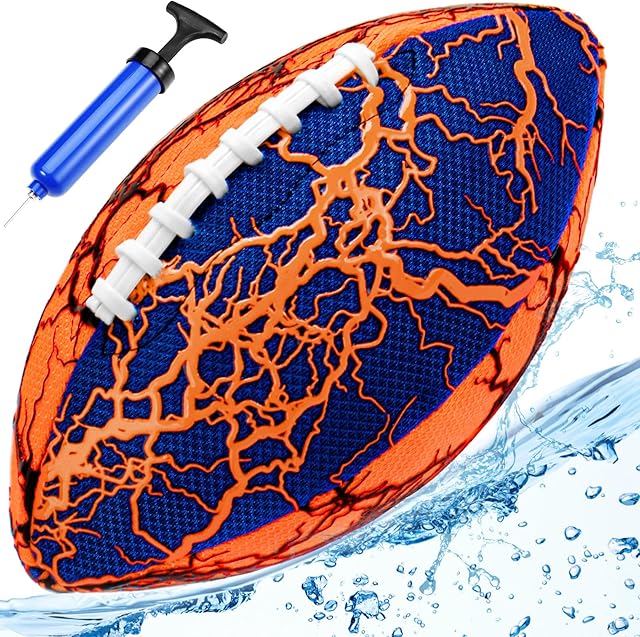 The Jasonwell Pool Beach Water Football - Waterproof Football Strong Grip Fun Pool Toys Games for Swimming Pools Beach Lake Park Backyard Outdoor Play for Kids Children Teens Adults Family