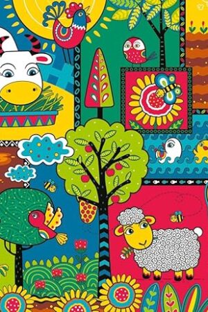 The Ravensburger A Day at The Farm - 60 Piece Jigsaw Puzzle for Kids | Farmyard-Themed Fun | Encourages Creativity and Problem Solving | FSC-Certified