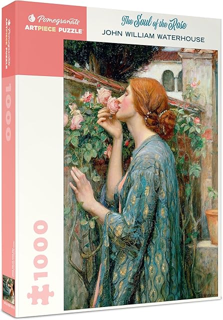 The Pomegranate 1000-Piece Jigsaw Puzzle for Adults, John William Waterhouse's Soul of The Rose, Matte Finish, Snug Fit