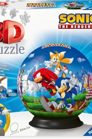 The Ravensburger Sonic The Hedgehog 3D Jigsaw Puzzle Ball for Adults and Kids - 11592 - Great Gift for Any Birthday, Holiday, or Special Occasion