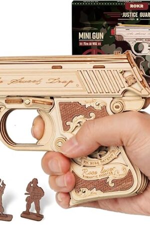 The ROKR 3D Wooden Puzzles for Adults,113 Pieces Wooden Puzzle,Model Building Kit for Adults